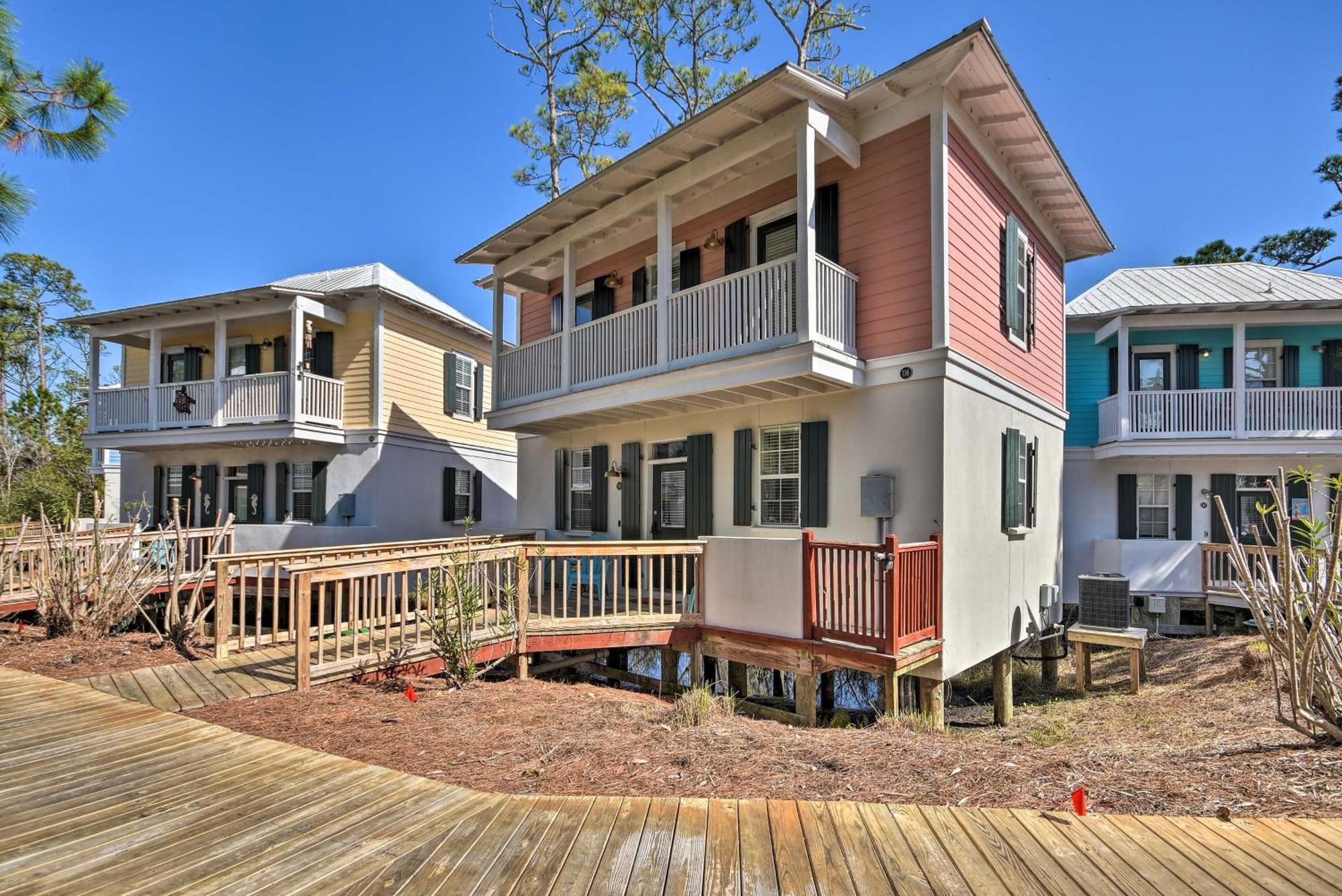 סנטה רוזה ביץ' Beverly Bungalow Easy Walk To Seagrove Beach מראה חיצוני תמונה